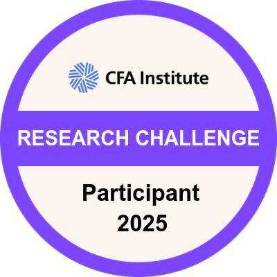 CFA Research Challenge Certificate